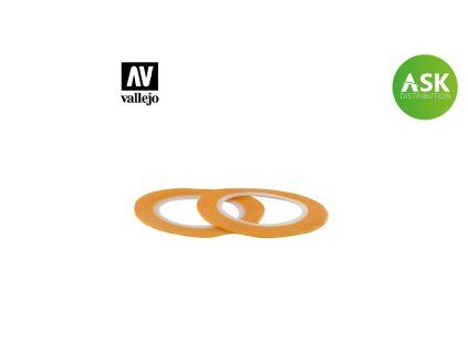 Vallejo T07002 Masking Tape 1mmx18m - Twin Pack
