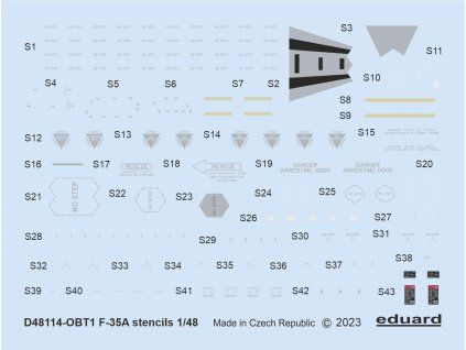 F-35A stencils 1/48 recommended for TAMIYA