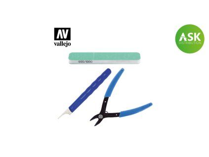 Vallejo T11002 Plastic Models Preparation Tool Kit (3ks)