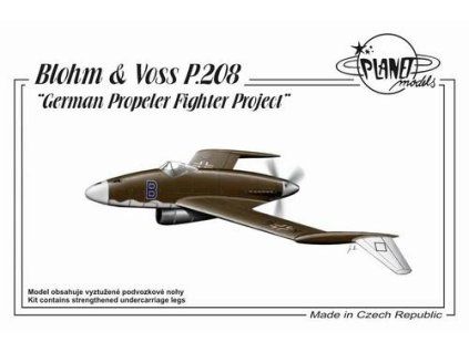 1/72 Blohm Voss P.208 German Propeler Fighter Pro