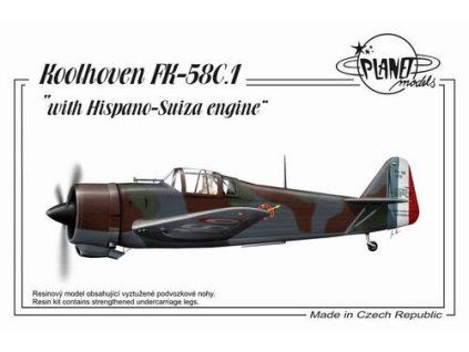 1/48 Koolhoven FK 58 With Hispano Suiza Engine