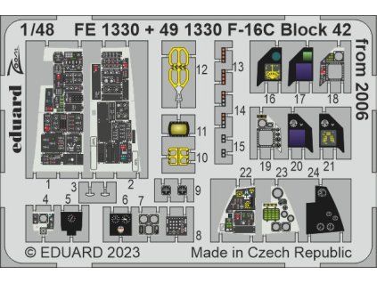 F-16C Block 42 from 2006 1/48 recommended for KINETIC