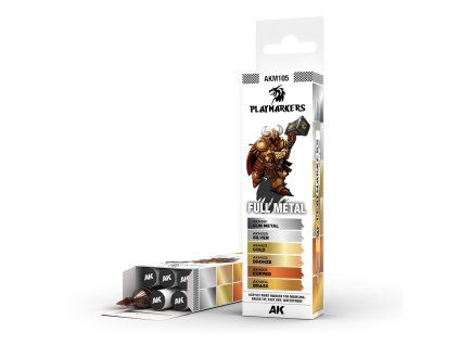 PLAYMARKERS SET - FULL METAL (6 ref.)
