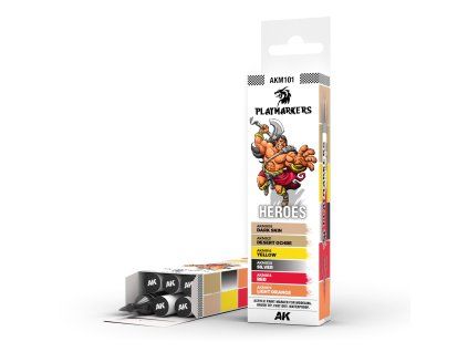 PLAYMARKERS SET - HEROES (6 ref.)