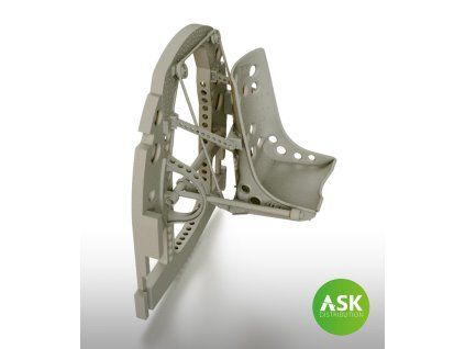 1/32 A6M Bulkhead with Seat in MIDDLE position - 3D rec. for Tamiya