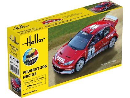 1/43 STARTER KIT Peugeot 206 WRC'03 - Heller