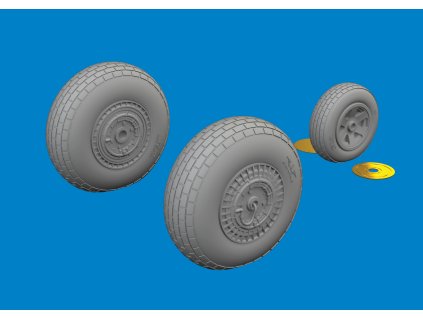 B-26G wheels 1/48 recommended for ICM