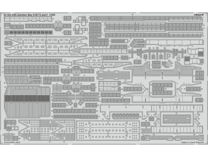 USS Gambier Bay CVE-73 part 1 1/350 recommended for HASEGAWA