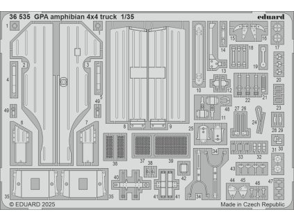 GPA amphibian 4x4 truck 1/35 recommended for TAMIYA