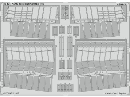 A6M2 Zero landing flaps1/32 recommended for TAMIYA