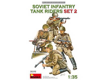 1/35 SOVIET INFANTRY TANK RIDERS SET 2 - Miniart