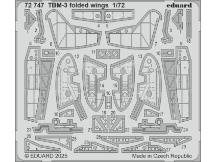 TBM-3 folded wings 1/72 recommended for HOBBY BOSS