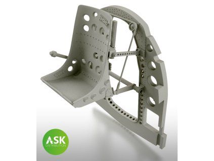 1/32 A6M Bulkhead with Seat in TOP position - 3D rec. for Tamiya