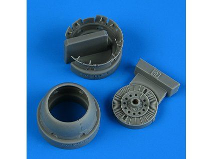 1/72 Fw 190D-9 cowling & cooling flaps (opened) for IBG kit