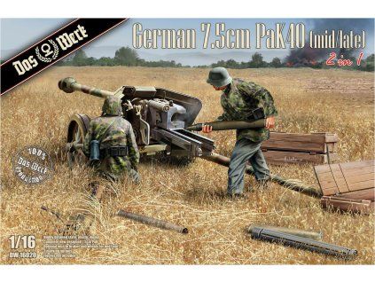 1/16 German 7,5cm PaK40 (mid/late)