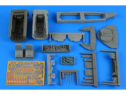 1/32 Me 262B-1a cockpit set for REVELL kit