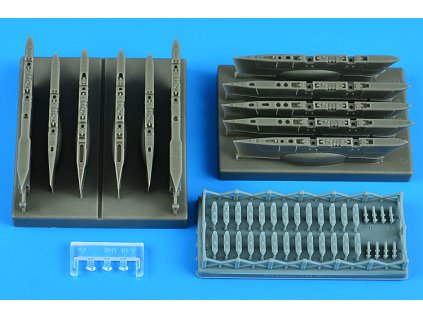 1/48 A-10A/C Thunderbolt II pylons for GWH kit