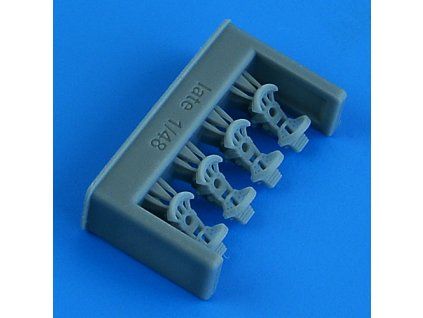 1/48 German Luftwaffe WWII pedals - late v. for x kit