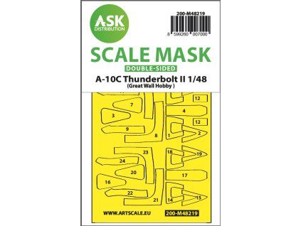 1/48 A-10C Thunderbolt II double-sided express fit mask for GWH