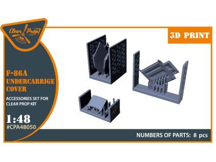 1/48 F-86A undercarriage covers for CP kits