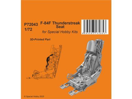 1/72 F-84F Thunderstreak Seat / for Special Hobby Kits