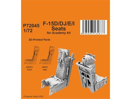 1/72 F-15D/DJ/E/I Seats / for Academy kit
