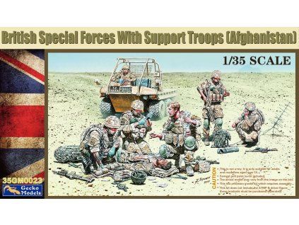 1/35 British Special Forces w/Support Troops (Afghanistan)