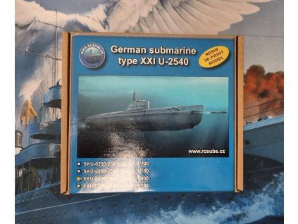 1/400 German submarine type XXI U-2540