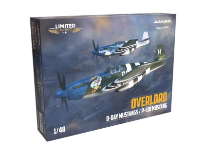 1/48 OVERLORD: D-DAY MUSTANGS  / P-51B MUSTANG  DUAL COMBO
