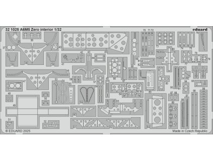 A6M5 Zero interior 1/32 recommended for TAMIYA