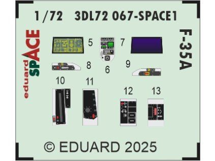F-35A SPACE 1/72 recommended for EDUARD