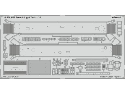 H39 French Light Tank 1/35 recommended for TAMIYA