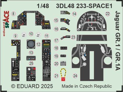 Jaguar GR.1 / GR.1A SPACE 1/48 recommended for AIRFIX