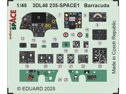 Barracuda SPACE 1/48 recommended for TRUMPETER