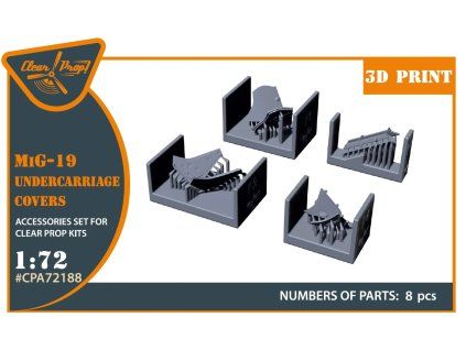 1/72 MiG-19 undercarriage covers for CP kits