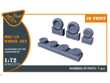 1/72 MiG-19 wheel set for CP kits