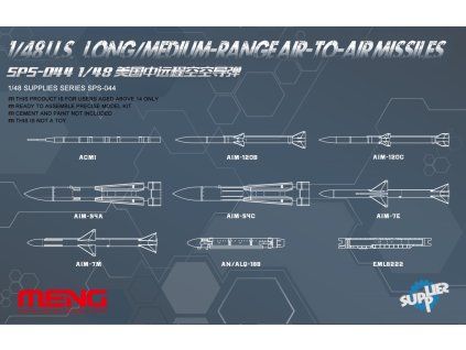 1/48 U.S.Long/Medium-range Air-to-air Missile
