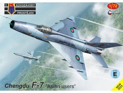 1/72 Chendu F-7 "Asian users" - KPM0505 Kovozávody