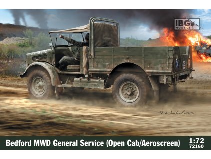 1/72 Bedford MWD General Service (Open Cab/Aeroscreen)