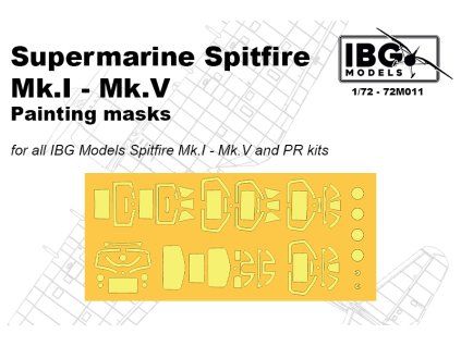 1/72 Spitfire Painting Masks
