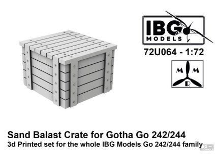 1/72 Sand Balast Crate for Gotha Go 242/244