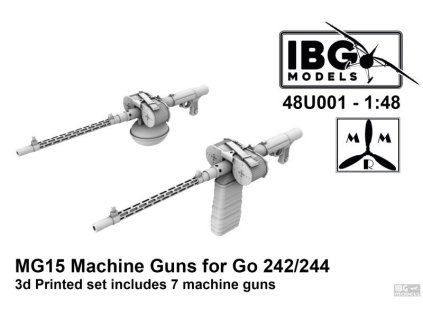 1/48 MG15 Machine Guns for Gotha Go-242/244