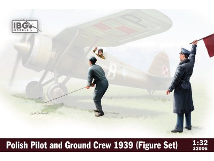 1/32 - Polish Pilot and Ground Crew 1939 Figure Set