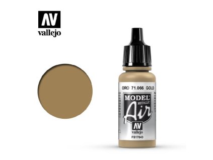 Vallejo Model Air 71066 Gold (17ml)