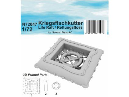1/72 Kriegsfischkutter Life Raft / Rettungsfloss