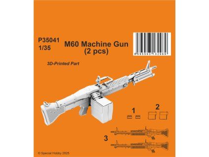 1/35 M60 Machine Gun (2 pcs)