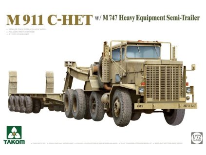 1/72 M911 C-HET With M747 Heavy Equipment Semi-Trailer