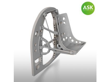 1/48 A6M Bulkhead with Seat in MIDDLE position - ASK 3D Print rec. for Tamiya