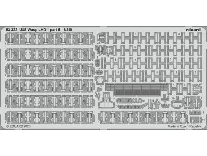 USS Wasp LHD-1 part 5 1/350 recommended for TRUMPETER