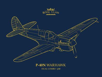 P-40N WARHAWK ROYAL CLASS DUAL COMBO 1/48